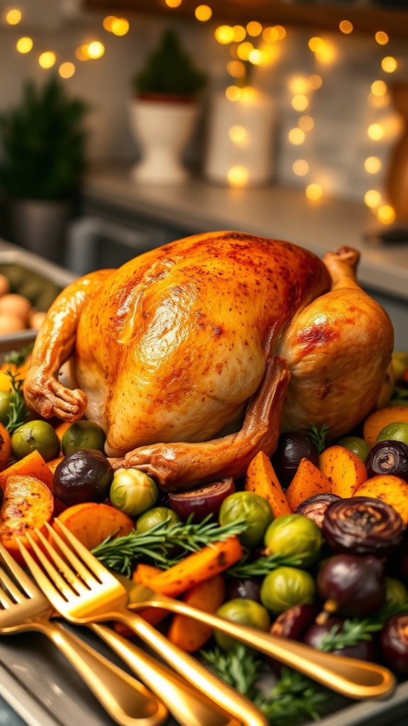 festive turkey vegetable roast