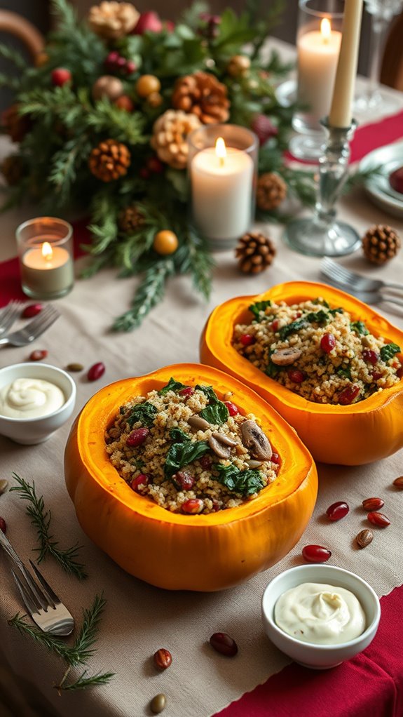 festive vegan butternut squash