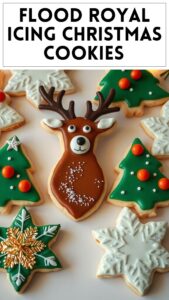 Flood Royal Icing Christmas Cookies
