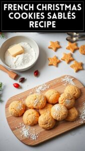 French Christmas Cookies Sablés Recipe