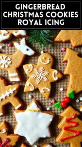 Gingerbread Christmas Cookies Royal Icing
