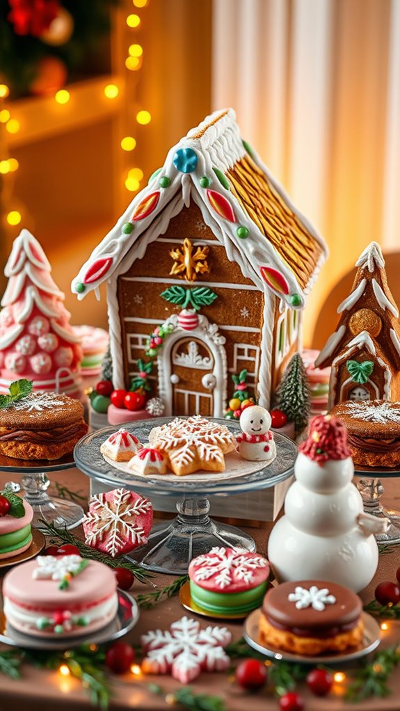 gingerbread house festive decoration