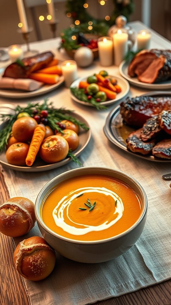 hearty spiced squash soup
