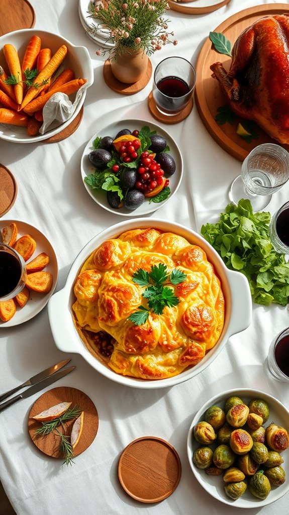 hearty vegetarian lentil pie