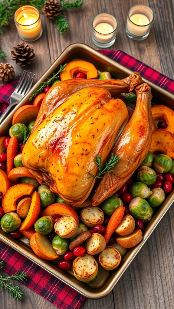 herb butter turkey feast