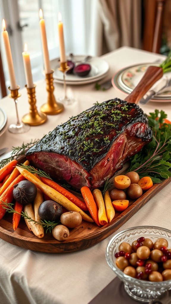 herb crusted prime rib recipe