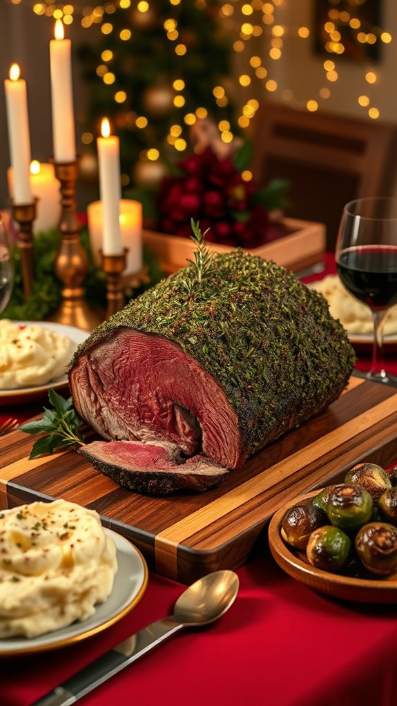 herb crusted prime rib recipe