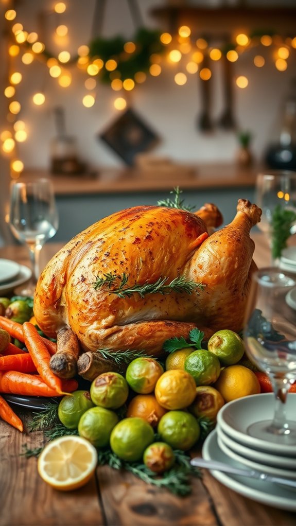 herb infused lemon roast chicken