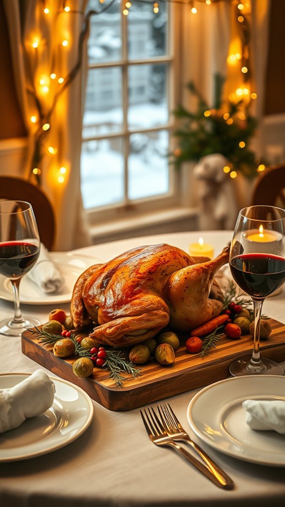 herb infused roasted chicken