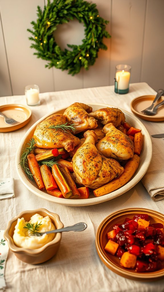 herb roasted chicken thighs recipe
