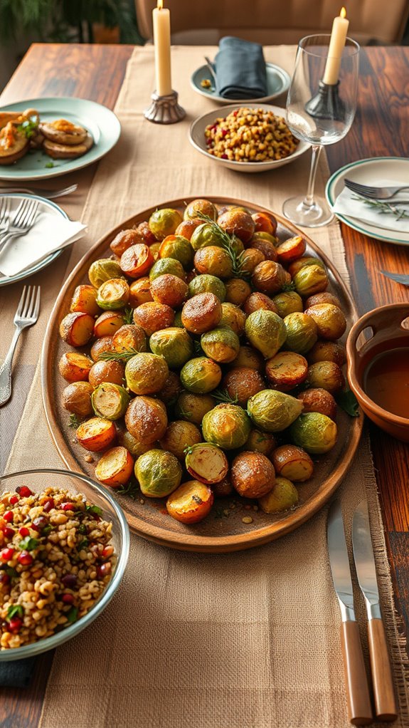 herb roasted festive side dish