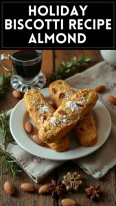 Holiday Biscotti Recipe Almond