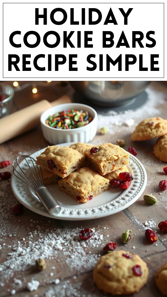Holiday Cookie Bars Recipe Simple