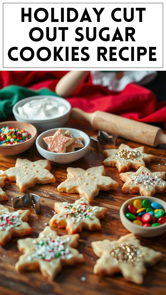 Holiday Cut Out Sugar Cookies Recipe