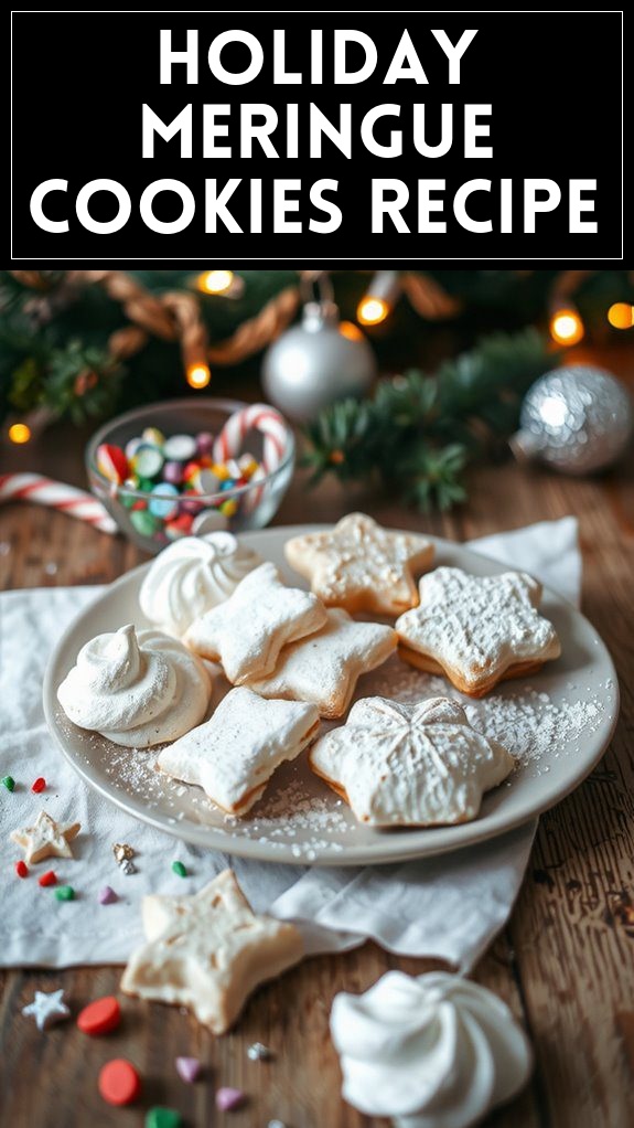 Holiday Meringue Cookies Recipe