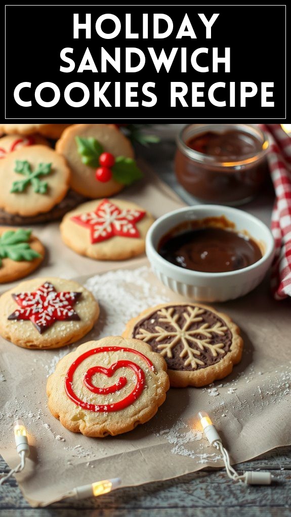 Holiday Sandwich Cookies Recipe