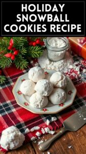 Holiday Snowball Cookies Recipe