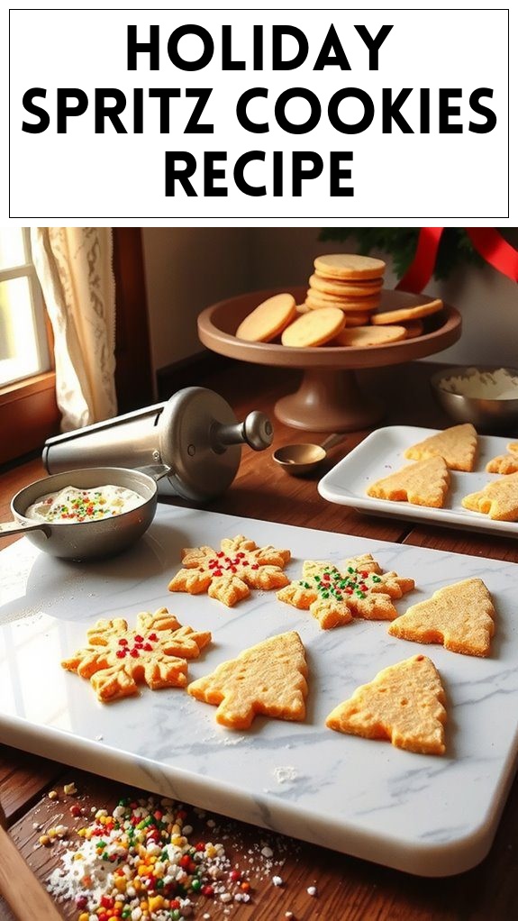Holiday Spritz Cookies Recipe