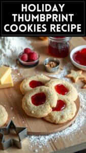 Holiday Thumbprint Cookies Recipe