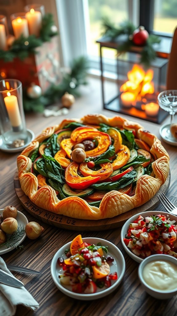 holiday vegetable tart recipe