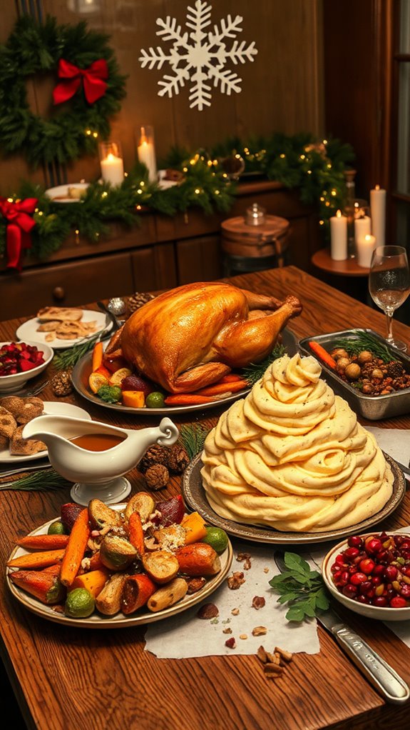 home alone holiday feast