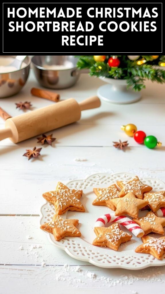 Homemade Christmas Shortbread Cookies Recipe