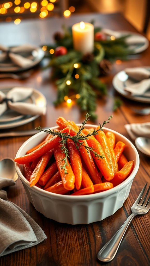 honey glazed carrots side dish