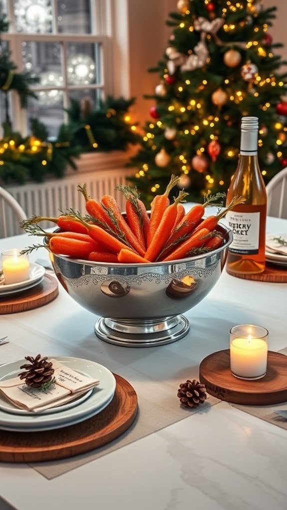 honey glazed carrots with thyme