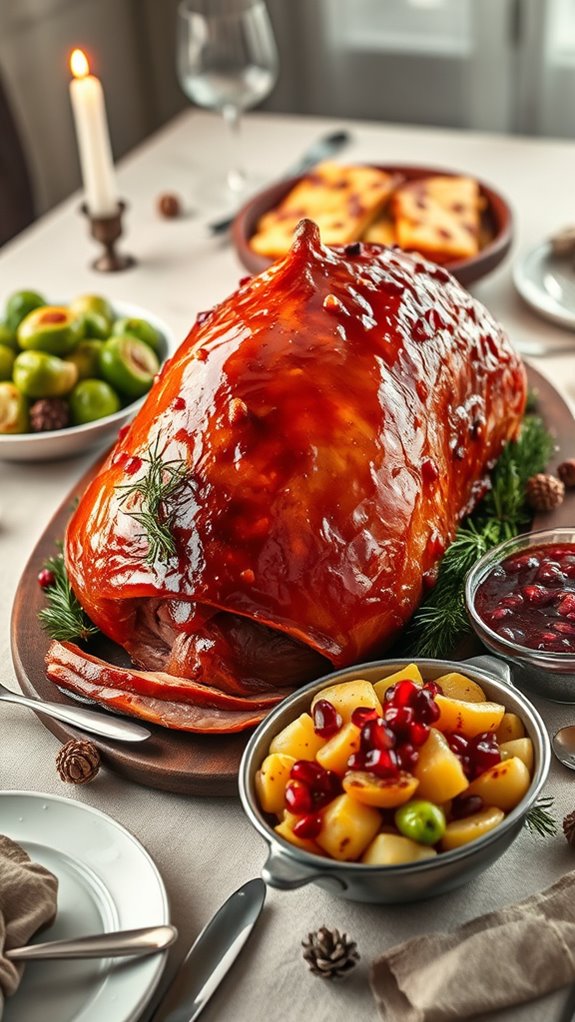 honey glazed ham casserole