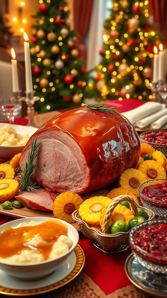 honey glazed holiday ham recipe