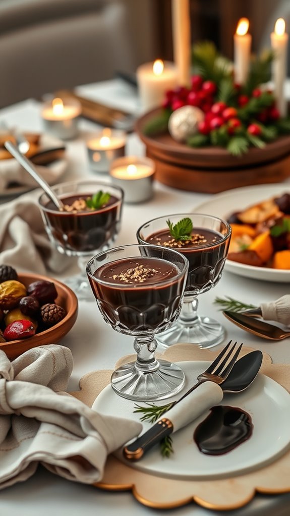 indulgent vegan chocolate mousse