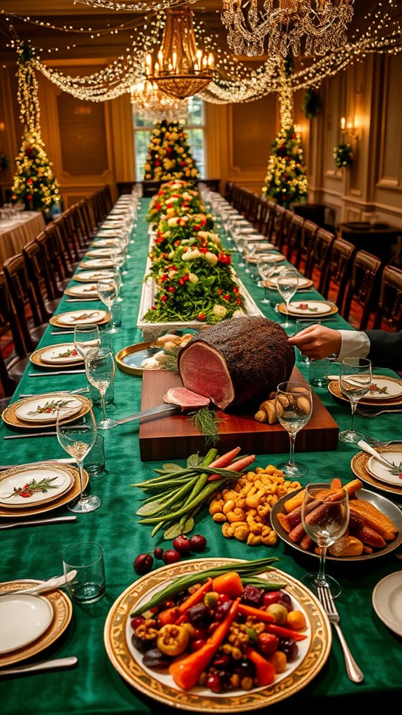 interactive festive carving station