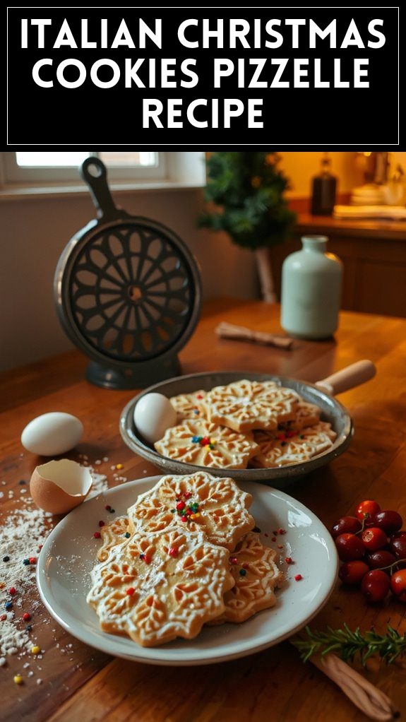 Italian Christmas Cookies Pizzelle Recipe
