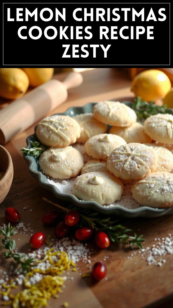 Lemon Christmas Cookies Recipe Zesty