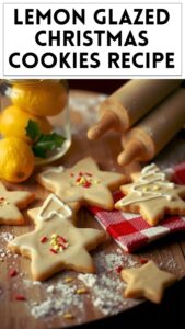 Lemon Glazed Christmas Cookies Recipe