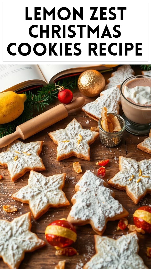 Lemon Zest Christmas Cookies Recipe