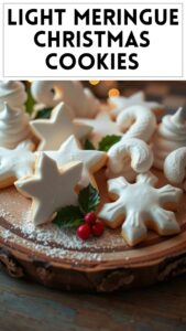 Light Meringue Christmas Cookies