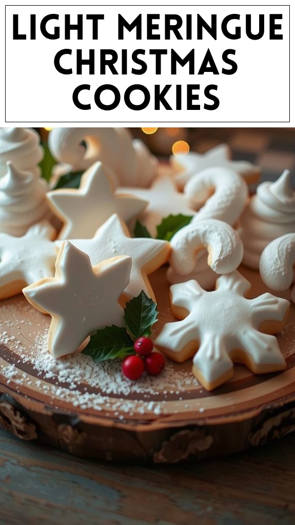 Light Meringue Christmas Cookies