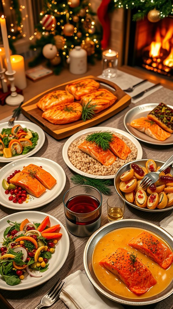 light holiday salmon dishes