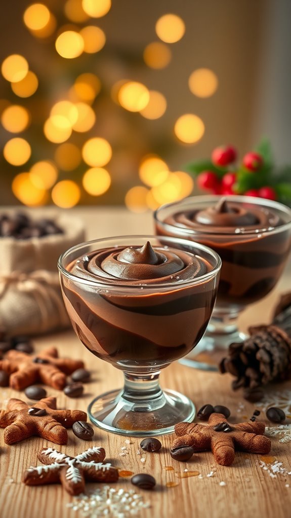 luxurious chocolate espresso mousse