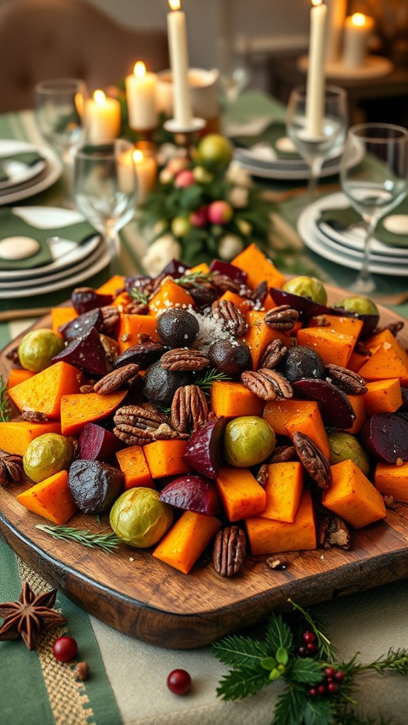maple balsamic vegetable roast