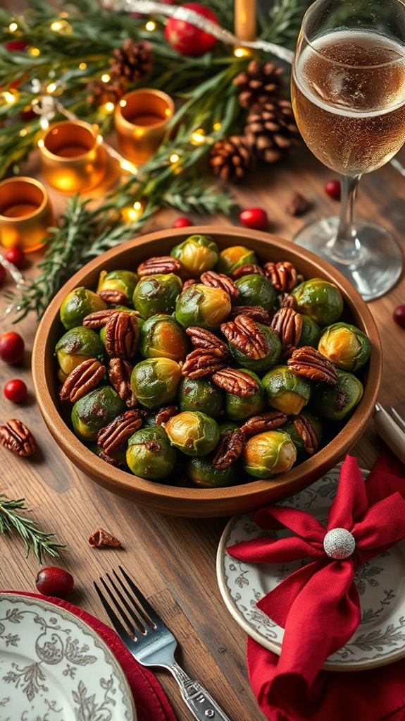 maple brussels sprouts delight