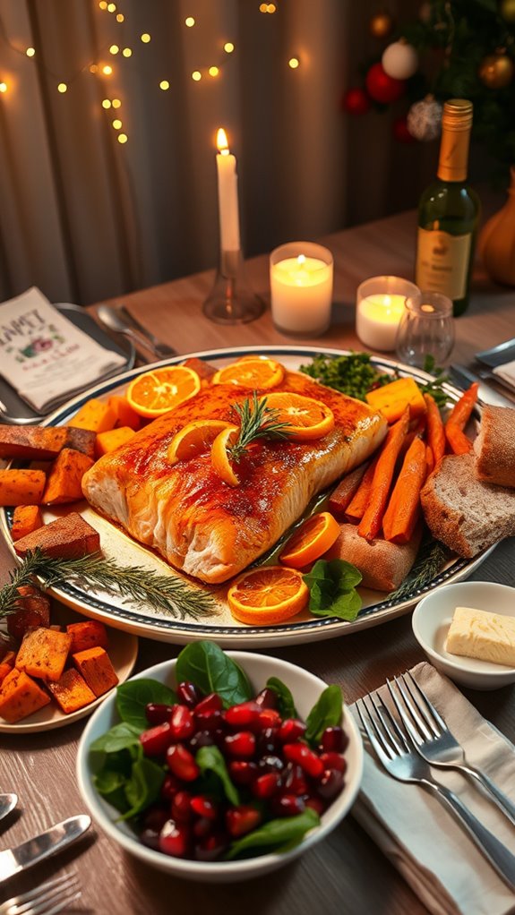 maple glazed baked salmon recipe