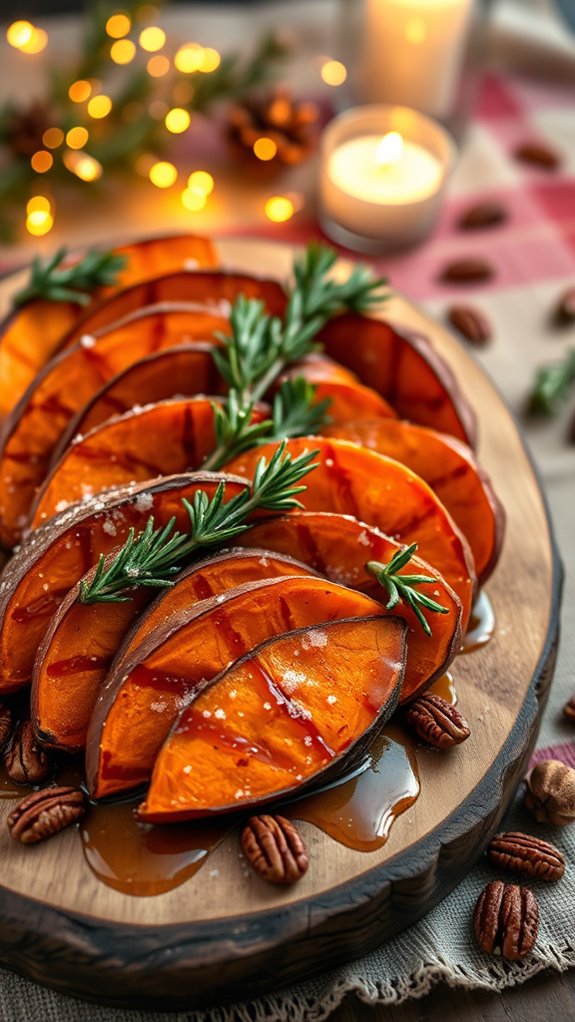 maple roasted sweet potatoes recipe