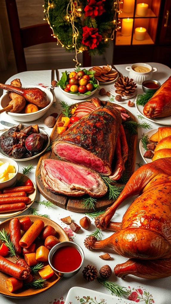 meat based christmas dinner options