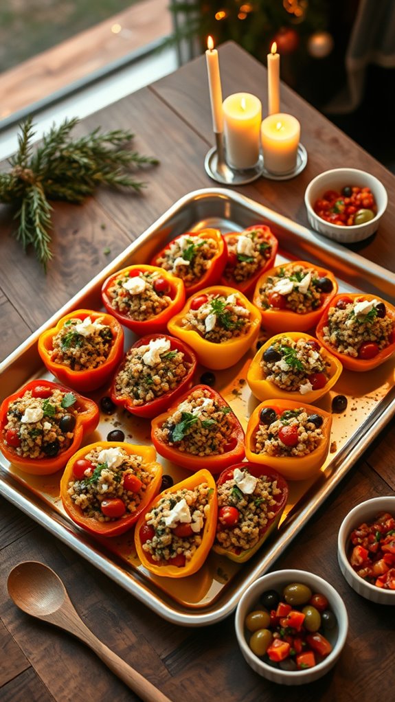 mediterranean stuffed bell peppers