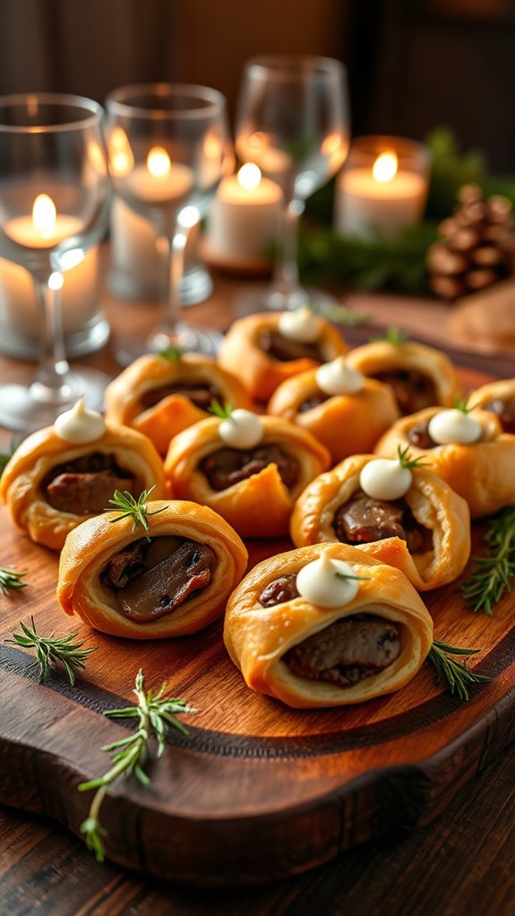 mini beef wellington bites