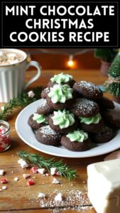 Mint Chocolate Christmas Cookies Recipe