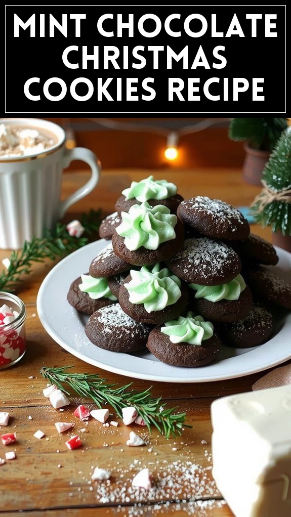 Mint Chocolate Christmas Cookies Recipe