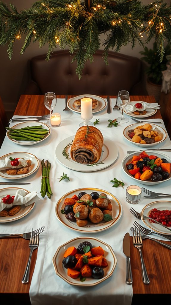 mushroom wellington with spinach